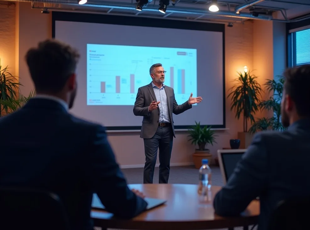 Business mentoring session with entrepreneur